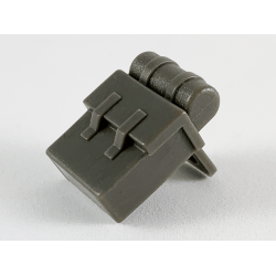 Minifigure Backpack Non-Opening - Dark Gray