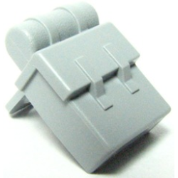 Minifigure Backpack Non-Opening - Light Bluish Gray
