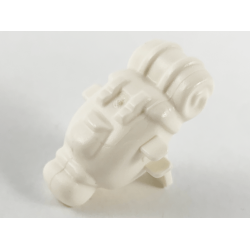 Minifigure Backpack with Sleeping Bag - White