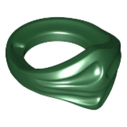 Minifigure Bandana Ninja - Dark Green