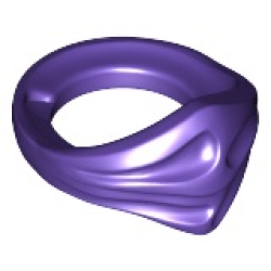 Minifigure Bandana Ninja - Dark Purple