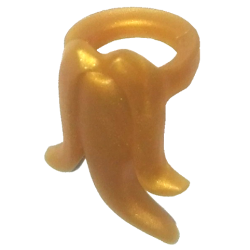 Minifigure Beard, Fancy - Pearl Gold