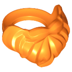 Minifigure Beard, Medium Short - Orange