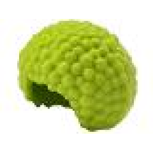 Деталь LEGO 87995 Minifigure, Hair Bubble Style / Afro - Lime