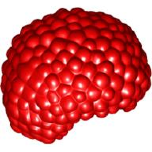 Деталь LEGO 87995 Minifigure, Hair Bubble Style / Afro - Red
