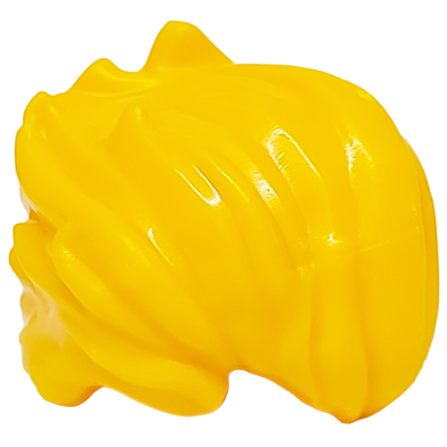 Деталь LEGO 28551 Minifigure, Hair Bushy Swept Back - Bright Light Orange