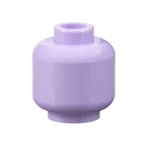 Деталь LEGO 3626 Minifigure, Head (Plain) - Lavender