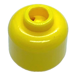 Minifigure, Head (Plain) - Yellow