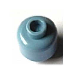 Minifigure, Head (Plain) - Sand Blue