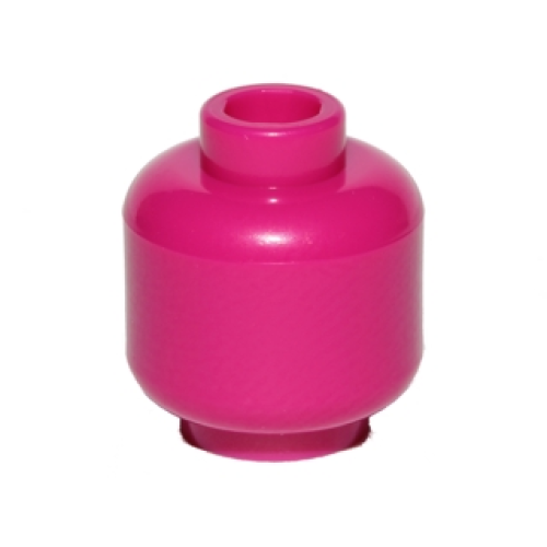 Деталь LEGO 3626 Minifigure, Head (Plain) - Magenta
