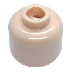 Minifigure, Head (Plain) - Light Nougat