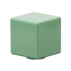 Minifigure, Head, Modified Cube - Sand Green