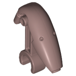 Minifigure, Head, Modified Mechanical Plain (SW Battle Droid) - Sand Red