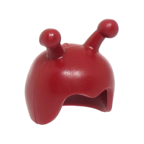 Деталь LEGO 12892 Minifigure, Headgear Cap, Insect - Flexible Rubber - Dark Red