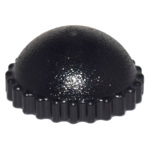 Деталь LEGO 41334 Minifigure, Headgear Cap, Knit - Black