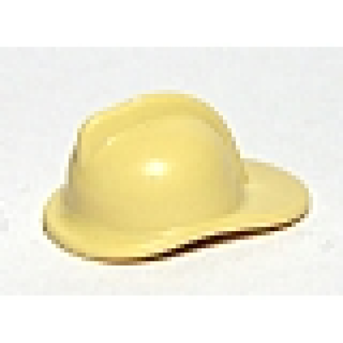 Деталь LEGO 3834 Minifigure, Headgear Fire Helmet - Tan