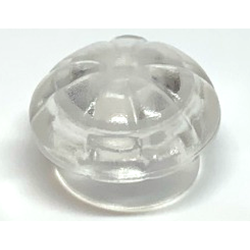 Деталь LEGO 3898 Minifigure, Headgear Hat, Chef Toque - Trans-Clear