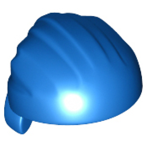 Деталь LEGO 18927 Minifigure, Headgear Hat, Cloth Wrap / Bandana with Double Tail in Back, Many Folds - Blue