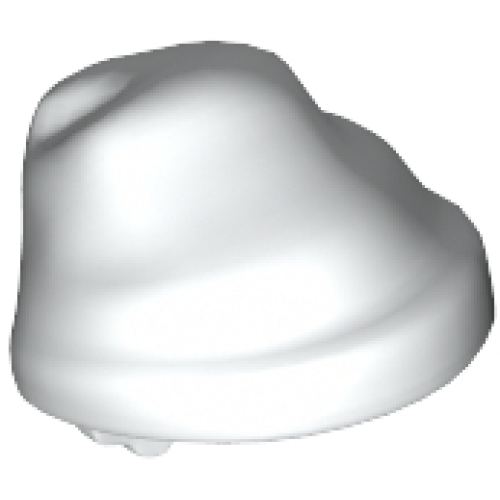 Деталь LEGO x70 Minifigure, Headgear Hat, Cloth Wrap / Bandana with Single Tail in Back - White