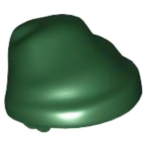 Деталь LEGO x70 Minifigure, Headgear Hat, Cloth Wrap / Bandana with Single Tail in Back - Dark Green