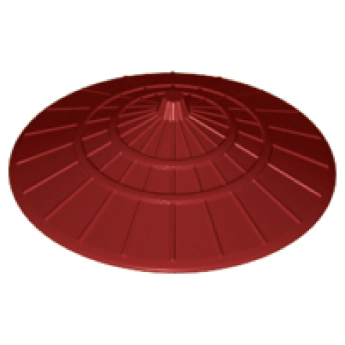 Деталь LEGO 93059 Minifigure, Headgear Hat, Conical Asian - Dark Red