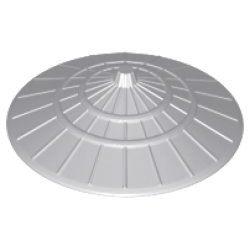 Minifigure, Headgear Hat, Conical Asian - Light Bluish Gray