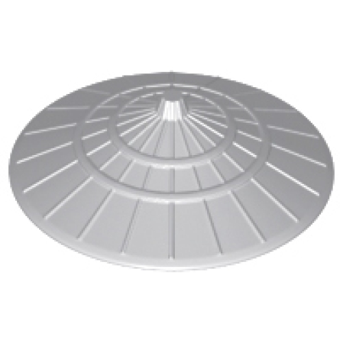 Деталь LEGO 93059 Minifigure, Headgear Hat, Conical Asian - Light Bluish Gray