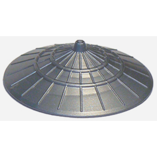 Деталь LEGO 93059 Minifigure, Headgear Hat, Conical Asian - Flat Silver