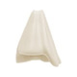 Minifigure, Headgear Hat, High Cone Shaped - White