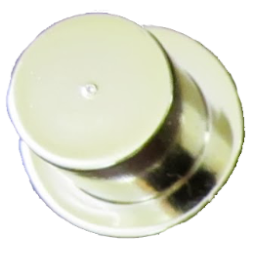 Деталь LEGO 3878 Minifigure, Headgear Hat, Top Hat - Chrome Gold