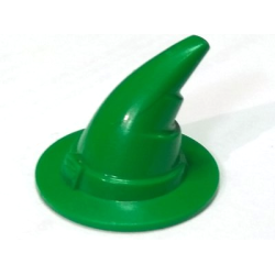 Minifigure, Headgear Hat, Wizard / Witch - Green Minifigure, Headgear Hat, Wizard / Witch - Green