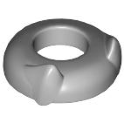 Minifigure, Headgear Head Top with Ears - Light Bluish Gray Minifigure, Headgear Head Top with Ears - Light Bluish Gray