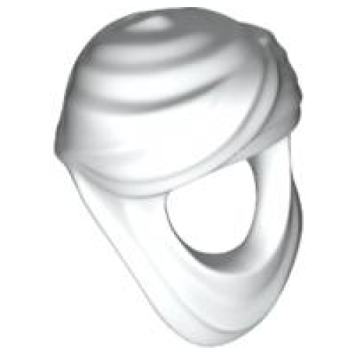 Деталь LEGO 88287 Minifigure, Headgear Headdress Desert Head Wrap Keffiyeh - White