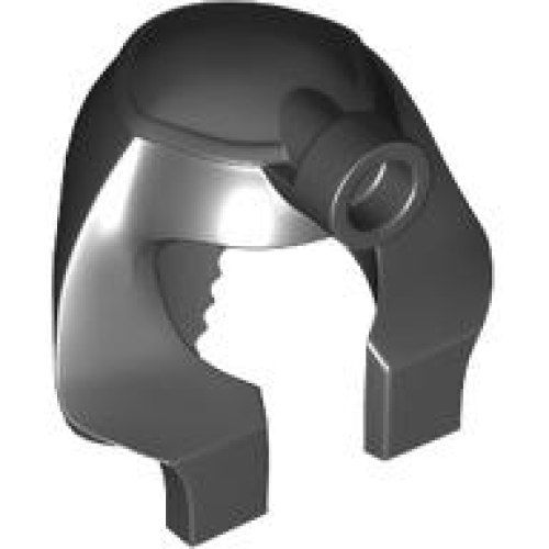 Деталь LEGO x177 Minifigure, Headgear Headdress Mummy - Black