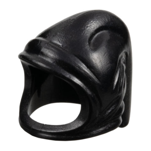 Деталь LEGO 4505 Minifigure, Headgear Hood Farmer's Cowl - Black