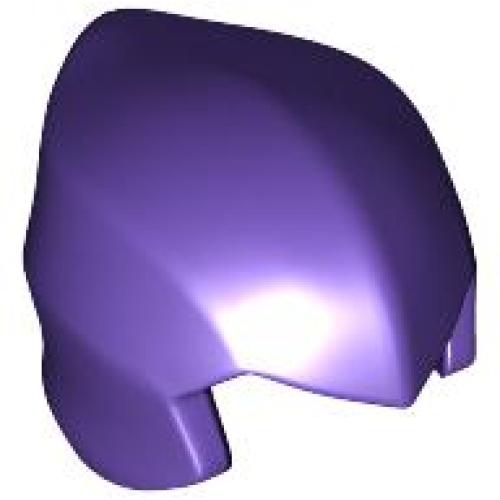 Деталь LEGO 2187 Minifigure, Headgear Ninjago Wrap / Hood Smooth - Dark Purple