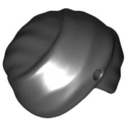 Minifigure, Headgear Turban with Hole - Black