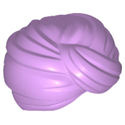 Minifigure, Headgear Turban without Hole - Medium Lavender
