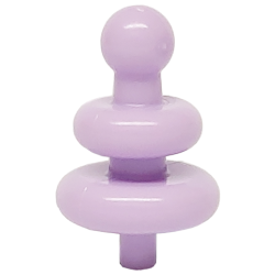 Minifigure, Antenna with 2 Diffusers and Small Pin - Lavender