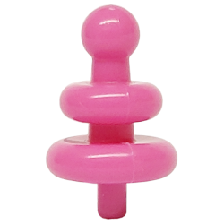 Minifigure, Antenna with 2 Diffusers and Small Pin - Dark Pink