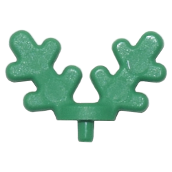 Minifigure, Antlers with Small Pin - Green