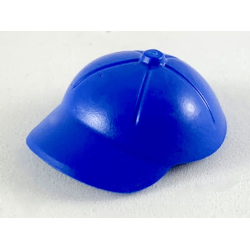 Minifigure, Ball Cap Large with 5 Seams and Small Pin - Blue