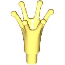 Minifigure, Crown with Bar - Bright Light Yellow