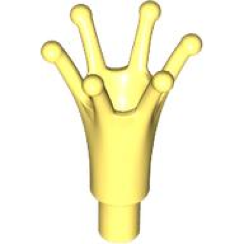 Деталь LEGO 25516 Minifigure, Crown with Bar - Bright Light Yellow