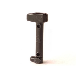 Minifigure, Helmet Antenna / Rangefinder with Rounded Shaft for Helmet SW Clone Trooper with Holes - Black