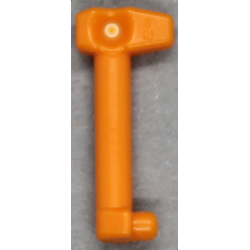 Minifigure, Helmet Antenna / Rangefinder with Rounded Shaft for Helmet SW Clone Trooper with Holes - Orange