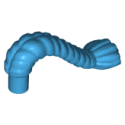 Minifigure, Helmet Braid / Tassel - Dark Azure