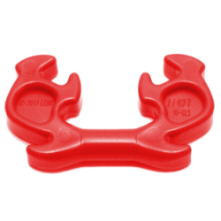 Minifigure, Helmet Ninja Horn Elaborate - Red