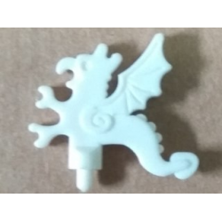 Minifigure, Plume Dragon - White