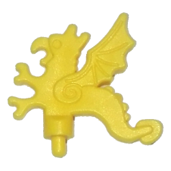 Minifigure, Plume Dragon - Yellow
